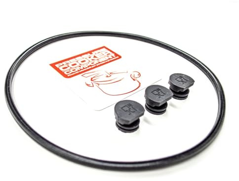 Jpshop Guarnizione Coperchio + Kit 3 Valvole Pentola a Pressione Compatibile Aeternum