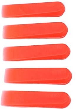 1000 Cuñas Niveladoras de Azulejos de 0,2 Pulgadas, Cuñas para Azulejos de PE Rojo, Espaciadores de Azulejos Resistentes Al Desgaste, Buenos para Porcelana, Cerámica, Mármol y