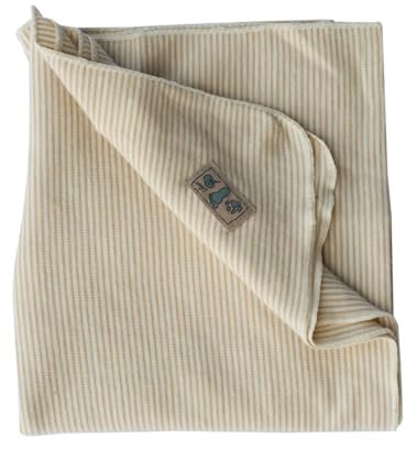 Lilano, Coperta leggera in merino/seta, 70% lana (KBA), 30% seta, 210 g/m² (sabbia)