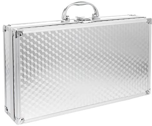 DOITOOL Caja de Transporte para Tarjeta de Sonido de Aluminio, Resistente y Ligera, Asa de Mano, Adecuado para Viajes y Almacenamiento