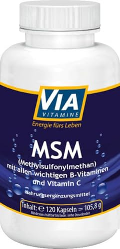 MSM Komplex hochdosiert, Methylsulfonylmethan (MSM), Glucosamin, Chondroitin, Kollagen, Vitamin C, in Deutschland produziert