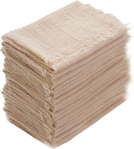 50 st tygservetter, 30 x 30 cm bomullstyg middagsservetter, lätt att rengöra återanvändbara middagsservetter för bröllop, hotell, restauranger, banketter och cocktailfester