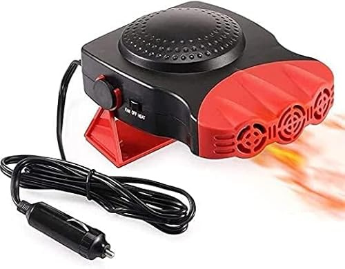 Showvigor 12V Car Heater, Portable Car Heater and Defroster, 150W Car Heater that Plugs Into Cigarette Lighter, Windshield Defogger