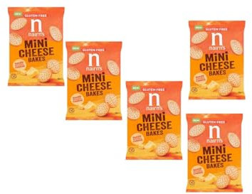 Mini Cheese bakes 5 x 45g,Ideal for solo snacking, paired with toppings, or as part of a cheese board arrangement for entertaining guests