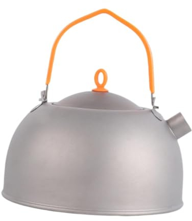 Fenteer Bouilloire en Titane pour Camping et Activités de Plein Air, 400 ML