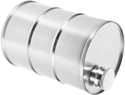 KOCKSHION Flasque Inoxydable Récipient à Boissons Couvercle Métallique Flasque de Voyage pour Camping Activités Extérieures Contenant Élégant