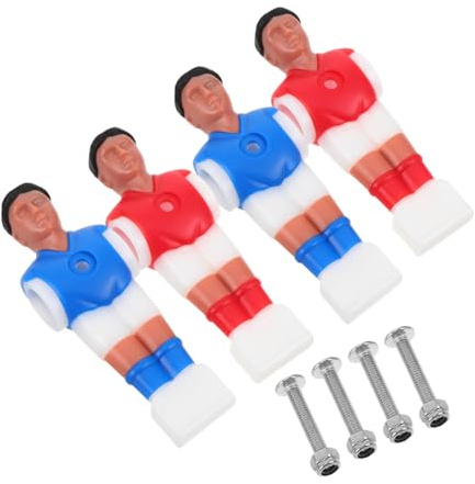 Yardwe 2 Set Giocatori da Calcio Tavolo in Plastica Figure Calcio da Tavolo Resistenti per Sostituzione per Gioco Ricreativo in Casa e Ufficio