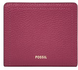 Fossil Portafoglio da donna Logan Bi-Fold rosa, piccolo