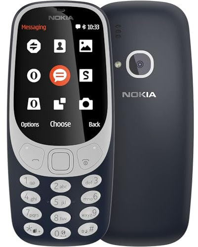 Nokia 3310 Dual SIM - Teléfono Móvil Retro, color Azul Oscuro - versión 2017