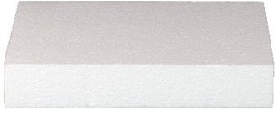 Base per Torta Rettangolare in polistirolo per Cake Design Altezza 5 cm, Base a Scelta (Base 30x40 cm)
