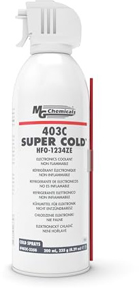 MG Chemicals 403C-235G Super Cold Spray, HFO-1234ZE, Clear