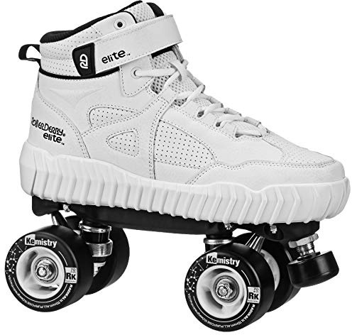 Roller Derby Elite Glidr Sneaker Skate Vit/Svart Storlek Herr 7/Dam 8
