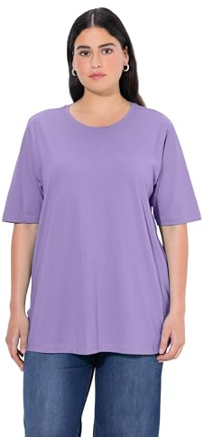 Ulla Popken Basic-t-Shirt, Rundhalsausschnitt, Relaxed, Baumwolle Camiseta para Mujer