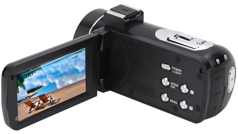 Portable Digital Video Camera,30MP 4K Antishake 1080P HD 18X Zoom 3in IPS Touch Display Screen Digital Video Camera Camcorder