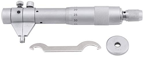 Roberee Micrómetro Interior-Interior micrómetro Agujero Agujero diámetro Interno medidor de Calibre 5-30mm Rango 0.01mm precisión Interior micrómetro