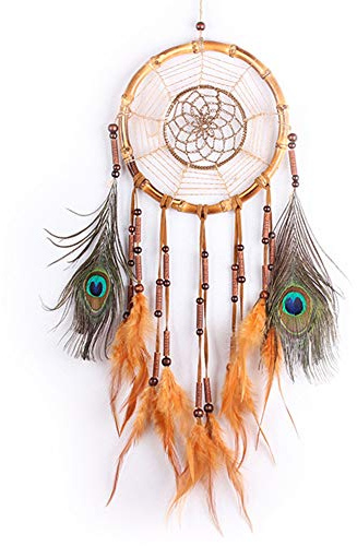 Ruankenshop AtrapasueñOs Plumas Atrapa SueñOs Decoracion AtrapasueñOs Pared Cuentas De Abs Decoracion Hogar Salon Adornos Pared Metalicos Apartamento