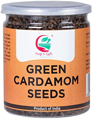 Cardamom Seeds | 10 oz / 283g | Fresh & Fragrant Rich Cardamon Seeds | Great for Coffee, Tea, Desserts and Baking | By Yogi's Gift ®
