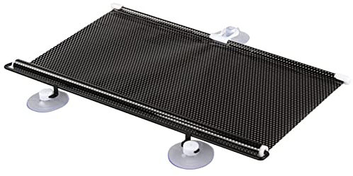 Sonakia Verdunkelungsrollos Mit Saugnäpfen, Fensterrollo Rollo Dachfenster, Sonnenschutzrollos Ohne Bohren, Schwarze Fenster Jalousien in Breite 40/45/50/58/68cm,58x125cm/23 * 49in