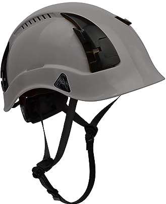 Malta Dynamics APEX Type 2 Safety Helmet – OSHA and ANSI Z89.1 Compliant Safety Hard Hats for Construction Workers and Vented Helmet for Head Protection (Grey)