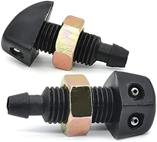 Boquillas de limpiaparabrisas para Ventana Delantera de Coche, Kits de rociador de Parabrisas a Chorro, Juego de arandela de Agua