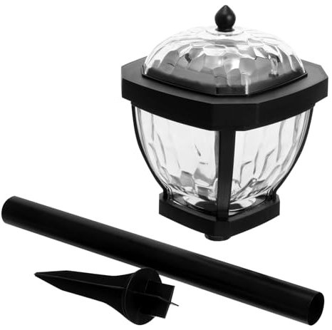 OSALADI Solar Stigma Außenlampe Wasserdichte Solarleuchte Für Garten Terrasse Und Licht Für Sichere Und Umweltfreundliche Beleuchtung Weiß