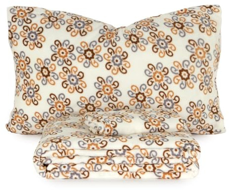 Morbidissimi Set lenzuola Completo letto in Pile Coral art. Chiara, Termico, Morbido, Caldo per letto Matrimoniale TORTORA