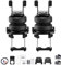 VEVOR Kit de Suspensión de Bolsa de Aire, kit de Bolsa de Suspensión de Resortes de Aire Compatible con Chevrolet Silverado 1500 y GMC Sierra 1500 2WD 4WD 2007-2018, Carga de 2267,96 kg, 5 a 100 PSI