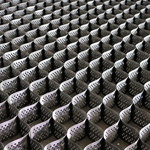 Système de grille en nid d'abeille pour l'aménagement paysager, les patios, les allées – Grillage stabilisateur de gravier pour renforcement du gravier incliné