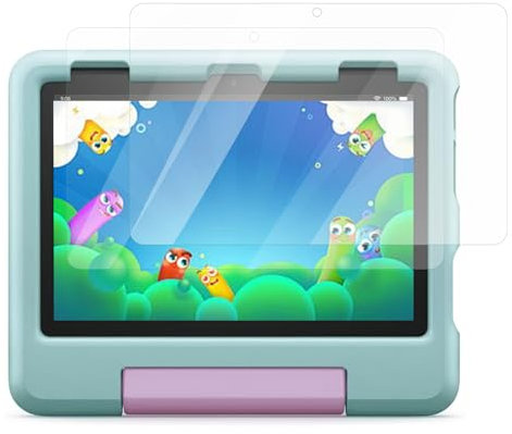 Qkhcable 2 Pack Screen Protector for 7/7 Kids Tablet (2022), 7 Inch Ultra-Clear, Touch Sensitive, Bubble-Free, Anti-Scratch, Straight Tempered Glass Screen Protector with HD Display, 9H Hardness