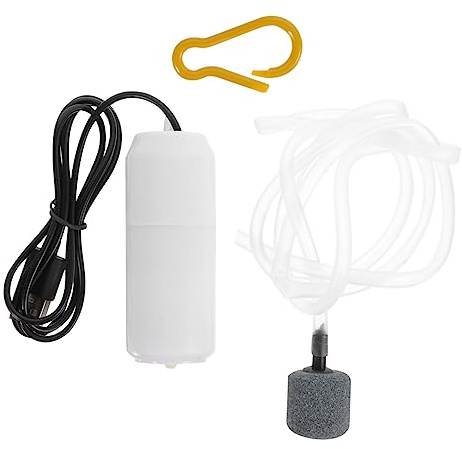 Parliky USB Aquarium Luftpumpe Stille Sauerstoffpumpe Klein Leicht Kunststoff Für Zierfische Aquarien Belüftung Outdoor Angelbedarf