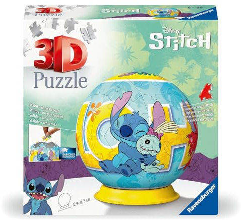 Ravensburger Puzzle Puzzle-Ball Disney Stitch 72 Teile