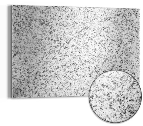 DEQORI Metall Magnettafel | 60x40 cm cm groß | Motiv Zeitlose Granitstrukturen | Whiteboard für alle Magnete | Magnetboard Wand-Tafel für Küche & Büro | Design Magnetwand Pinnwand magnetisch