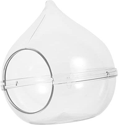SEWOART 2stücke Transparentes Hamster-badewanne Sandbad-Container Für Haustiere Sauberes Und Sicheres Badezimmer Für Hamster Staubdicht Und rutschfest Für Kleine Tiere