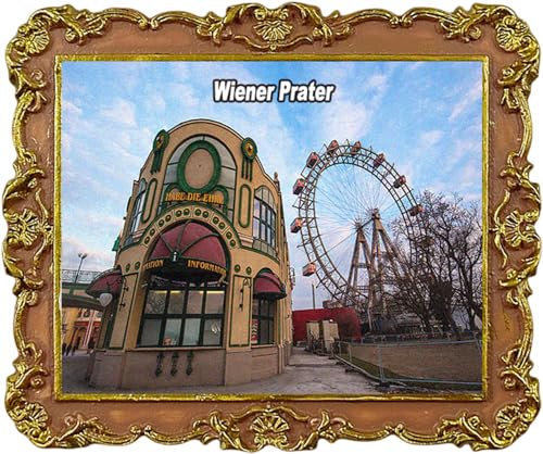 Wiener Prater Österreichischer Touristen-Souvenir Kühlschrankmagnet Kühlschrankdekoration Magnet