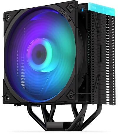 ENDORFY Fera 5 Black ARGB, cpu cooler with fan 120 mm, Fluctus 120 mm ARGB PWM fan, including thermal paste, am4 cooler, am5 cpu cooler, AM4, LGA1700, LGA1200, EY3A012