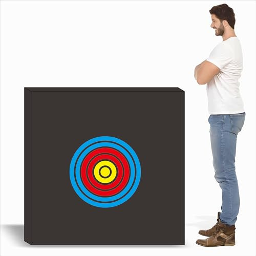 36×36×4 in Extra Large Foam Target High-Density Archery Bow & Arrow Target for Backyard Shooting Practice