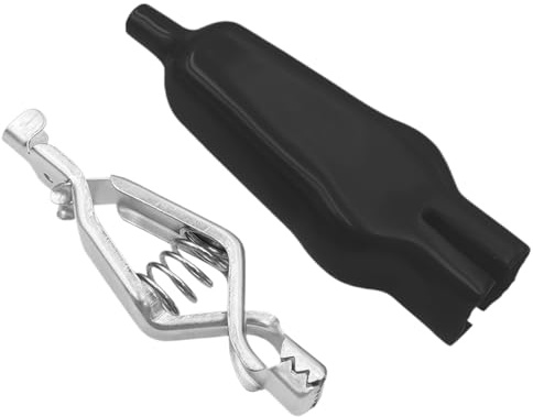 Morsetti elettrici a a molla, set da 10 pezzi, morsetti a molla elettrici con guaina protettiva | Collegare batterie, cablaggio automobilistico, progetti elettrici, uso tecnico, home re