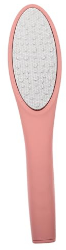 Nano Glas Hornhautfeile Rosa für Sanfte Fußpflege und Männer Frauen | Abs Griff, Sichere Anwendung, Entfernt Tote Haut, Pediküre Werkzeug für Fersen und Fußsohlen