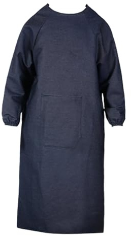 XLWLLNJ Delantal de Soldadura Resistente, Ligero, Ignífugo Y con Bolsillo. Delantal de Trabajo para Soldadores Adultos Y Herreros, Longitud 112 Cm