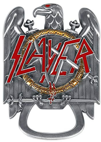 SLAYER BOTSL1 Flaschenöffner, Metall, Silber, 8.5 x 6 x 0.5 cm, 6 Einheiten