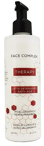 FACE COMPLEX LATTE DETERGENTE ANTI-AGE CON BAVA DI LUMACA E ACIDO JALURONICO