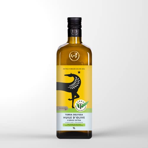 Terra Delyssa Huile d'Olive Vierge Extra Zéro Résidu de Pesticides 1L