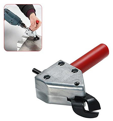 TuToy Metal Sheet Cutter Adapter Iron Sheet Wire Netting Nibbler Cutter For Electric Drill