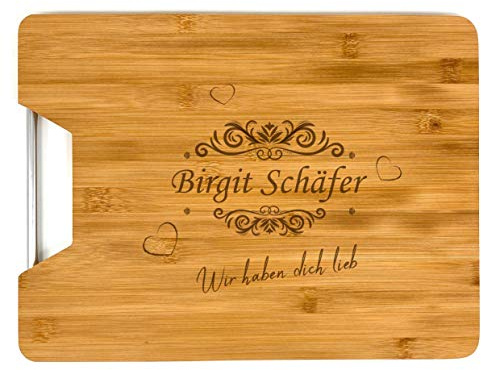 Saphir Design Schneidebrett mit Gravur | Schneidebrett aus Holz mit persönlicher Gravur für Geburtstag, Party und Geburtstagsdeko. | personalisierte Geschenkideen -Geschenke für Frauen und Männer