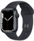 Apple Watch Series 7 (GPS, 41mm) - Midnight Aluminium Case with Midnight Sport Band (Renewed)
