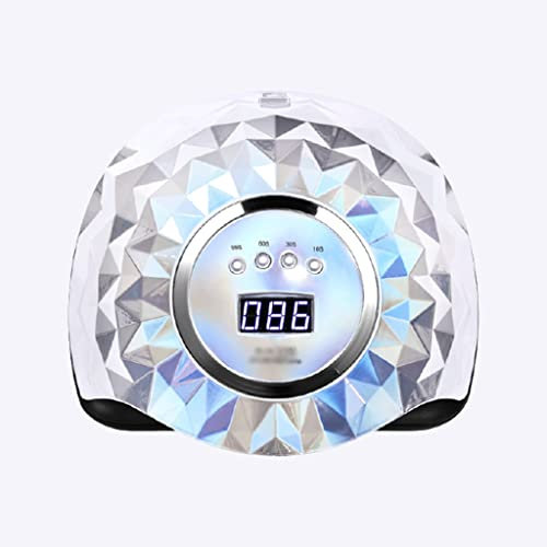 QHLOM Asciuga Unghie UV LED. Lampada for Unghie 268W High Power Nail Dryer Essiccato for Unghie Professionale for Unghie con 4 impostazioni Timer for Principianti e Manicure Cuocere al Forno