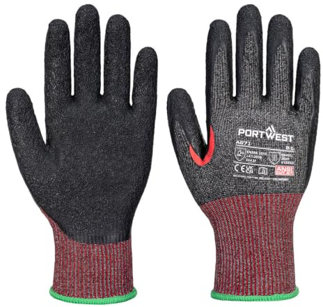 Portwest - Guanto anti taglio in Lattice CS AHR13 XL/NERO