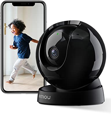 Imou 5MP Camara Vigilancia Interiror, 3K Cámara IP de Seguridad con AI Deteccion de Movimiento Humana y Mascatas, Seguimiento Automático, 360° PTZ, Visión Nocturna, Audio Bidireccional, Sirena, Rex 3D