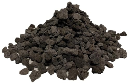 Rotopor Lava 8-16 mm schwarz Deko 500 Ltr BigBag Lavakies Kies Mulch Lavasplitt Eifellava