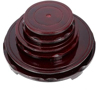 Sosoport 3piezas Base De Madera para Macetas Decoración del Soporte De Almacenamiento Multifuncional y Resistente